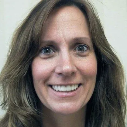 A real patient of Dr. Bjorklund showing her new smile.